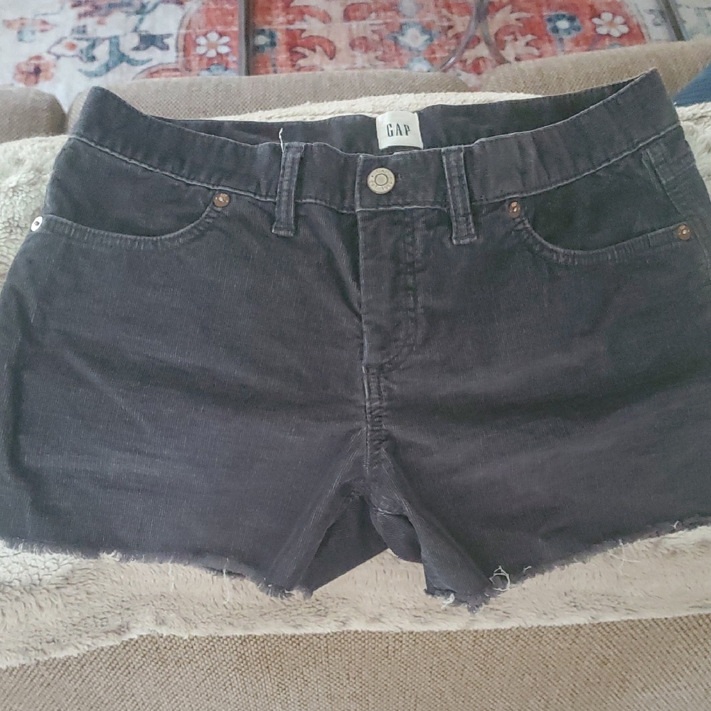 GAP Women's Dark Gray Jean Shorts